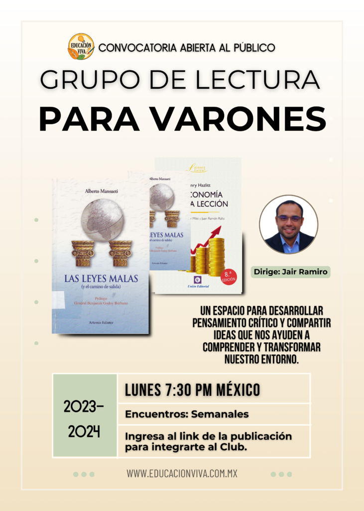 Club de Lectura para Varones