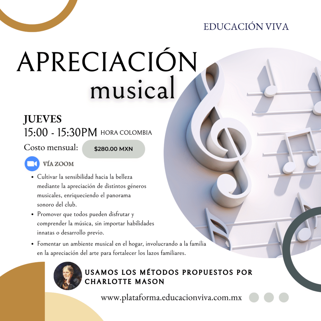 Club de apreciación musical para niños