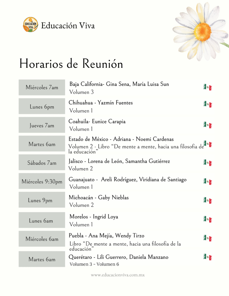 Horarios Comunidades Locales 2025