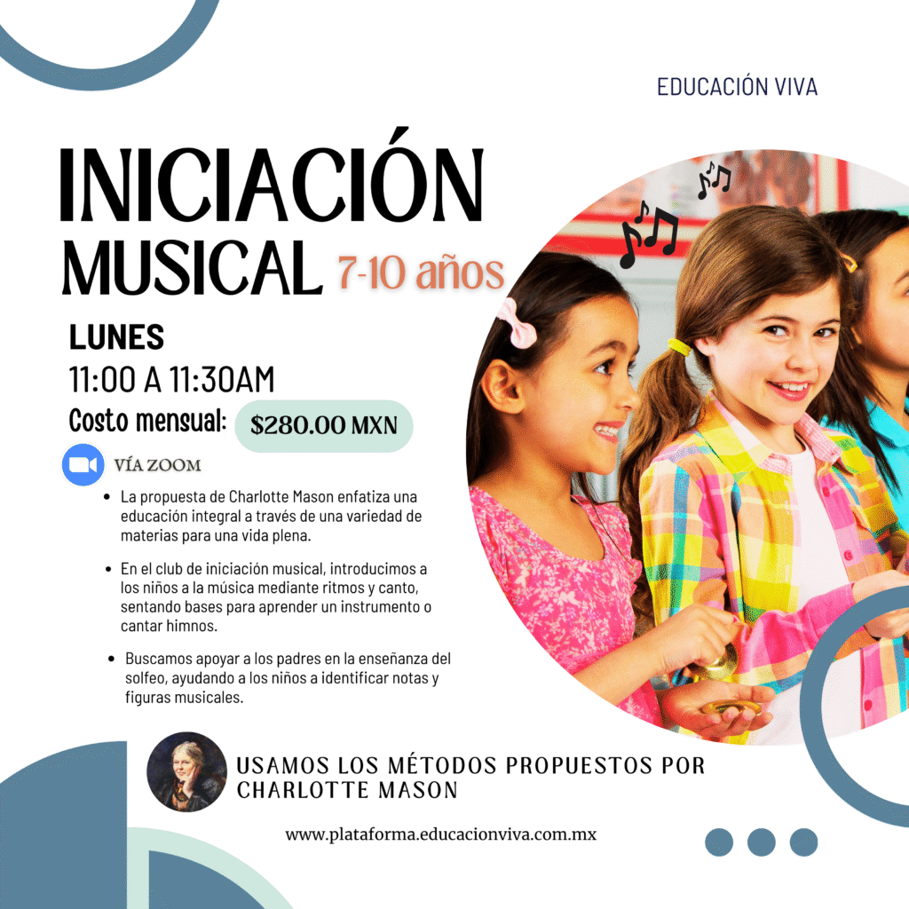 Club de iniciación musical para niños