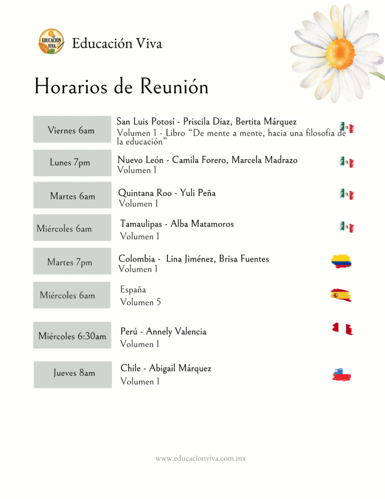 Horarios Comunidades Locales 2025