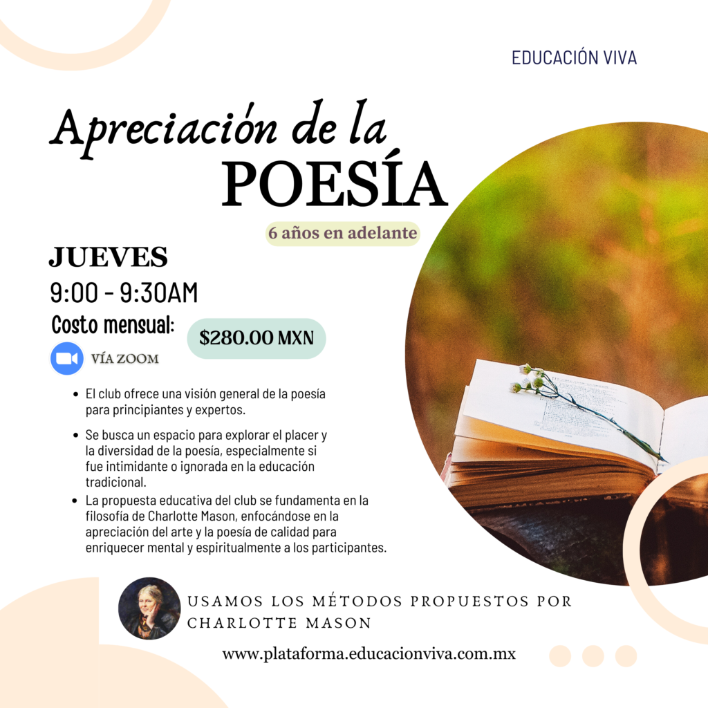 Club de apreciación de la poesía para niños