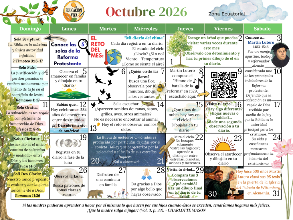 Calendarios Naturaleza EV